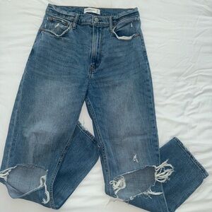 Abercrombie Curve Love High Rise Jean, Size 4